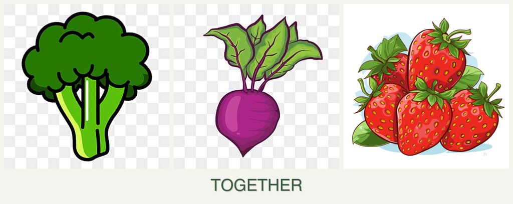 Can you plant broccoli, beets and strawberries together?