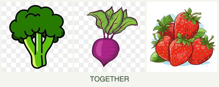 Can you plant broccoli, beets and strawberries together?
