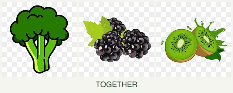 Can you plant broccoli, blackberries and kiwi together?
