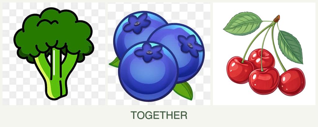 Can you plant broccoli, blueberries and cherries together?