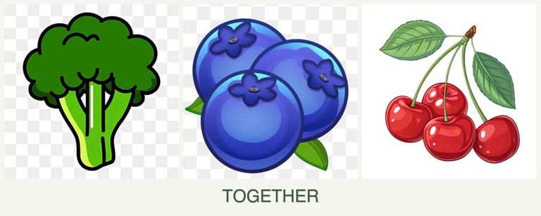 Can you plant broccoli, blueberries and cherries together?
