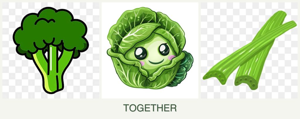 Can you plant broccoli, cabbage and celery together?