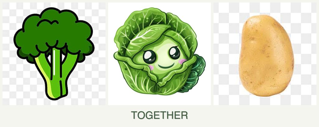 Can you plant broccoli, cabbage and potatoes together?