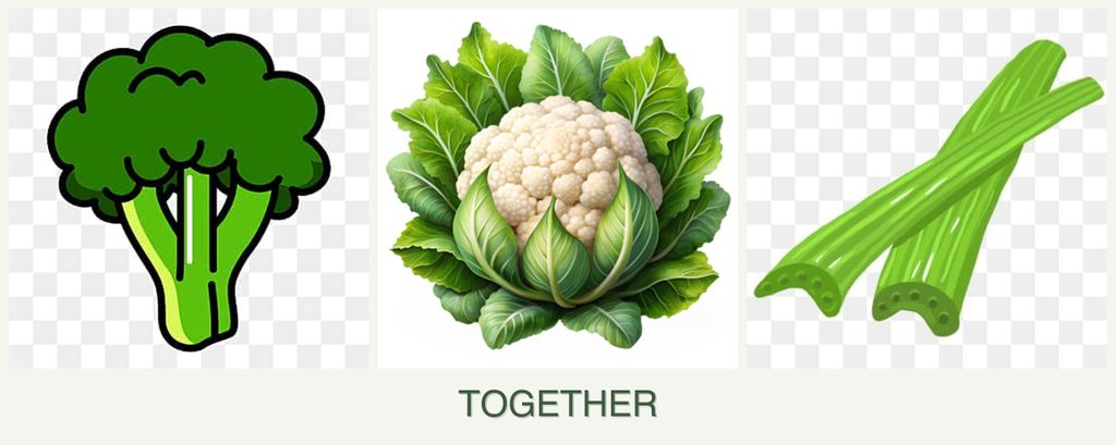 Can you plant broccoli, cauliflower and celery together?