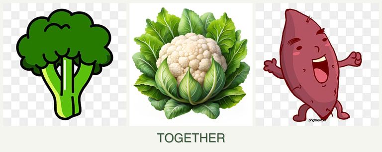 Can you plant broccoli, cauliflower and sweet potatoes together?