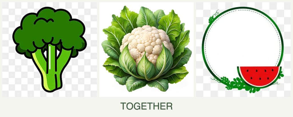 Can you plant broccoli, cauliflower and watermelons together?