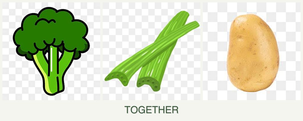 Can you plant broccoli, celery and potatoes together?