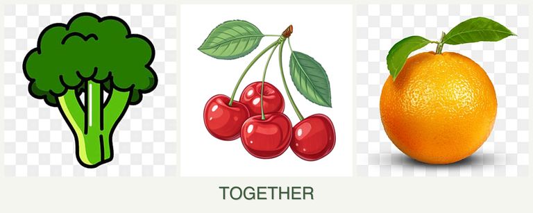 Can you plant broccoli, cherries and oranges together?