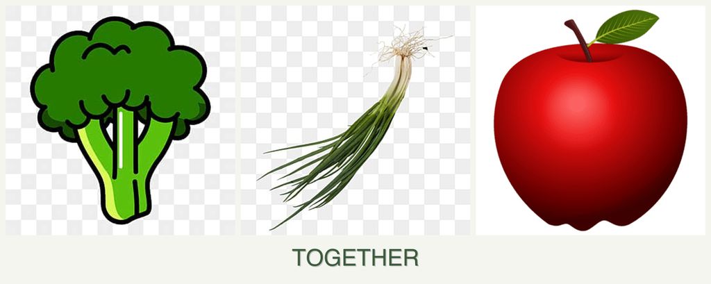 Can you plant broccoli, chives and apples together?