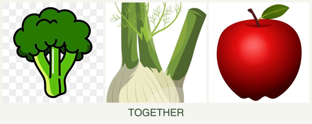 Can you plant broccoli, fennel and apples together?