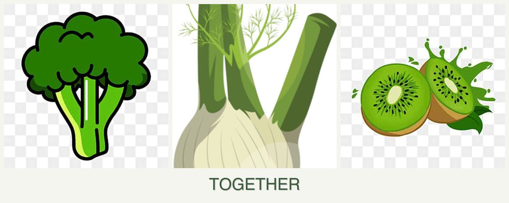 Can you plant broccoli, fennel and kiwi together?