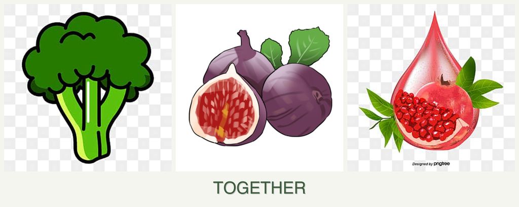 Can you plant broccoli, figs and pomegranates together?