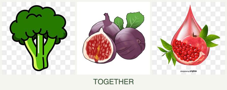 Can you plant broccoli, figs and pomegranates together?