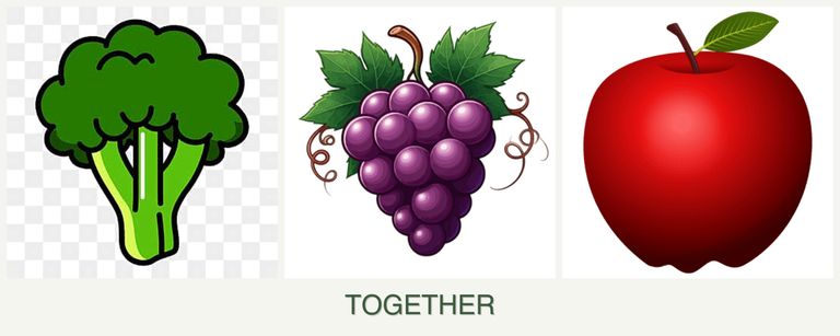 Can you plant broccoli, grapes and apples together?