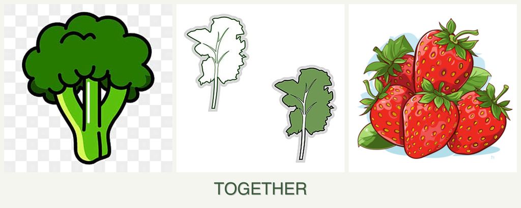 Can you plant broccoli, kale and strawberries together?