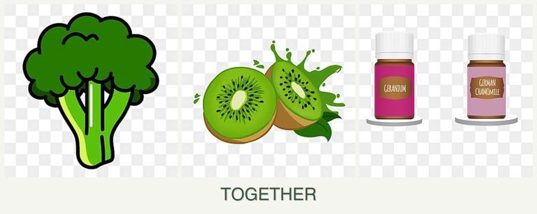 Can you plant broccoli, kiwi and geraniums together?