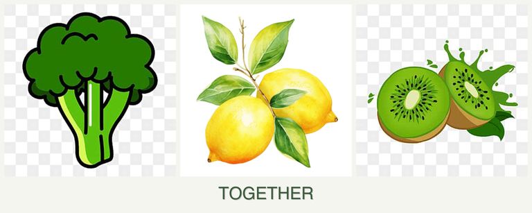 Can you plant broccoli, lemons and kiwi together?