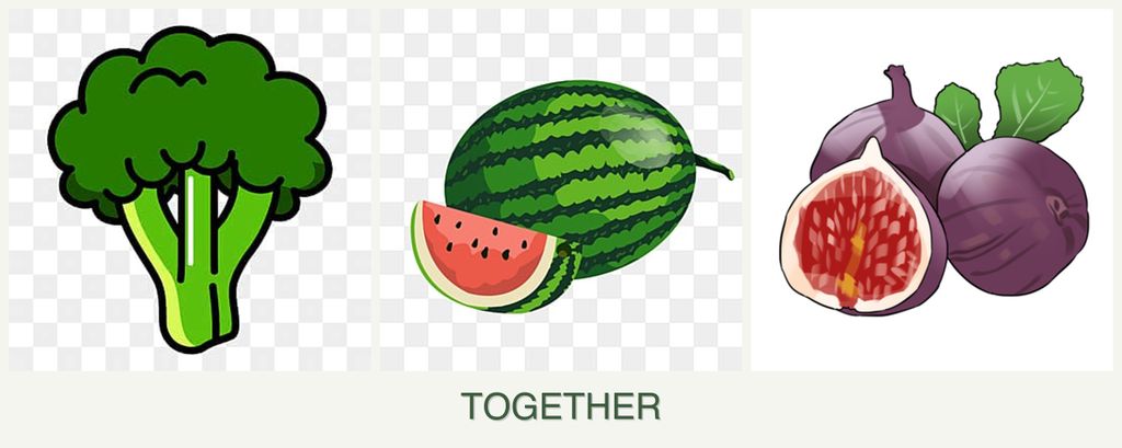 Can you plant broccoli, melons and figs together?