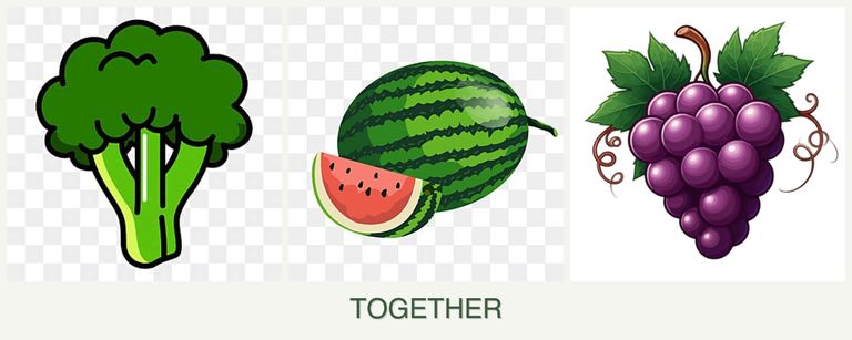 Can you plant broccoli, melons and grapes together?