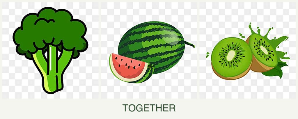 Can you plant broccoli, melons and kiwi together?