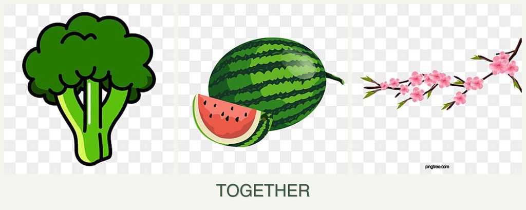 Can you plant broccoli, melons and peaches together?