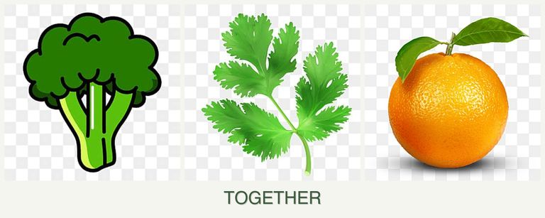 Can you plant broccoli, parsley and oranges together?