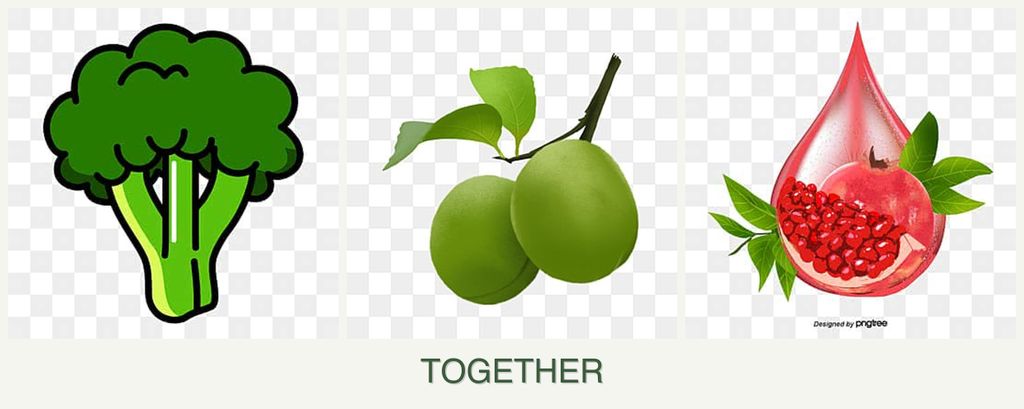 Can you plant broccoli, plums and pomegranates together?