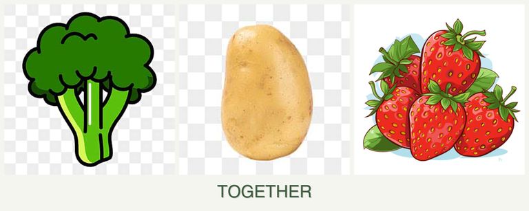 Can you plant broccoli, potatoes and strawberries together?
