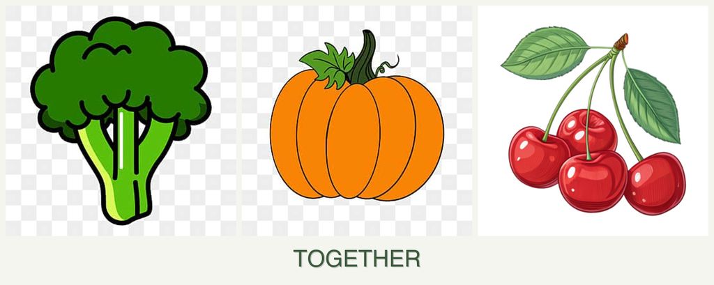 Can you plant broccoli, pumpkin and cherries together?