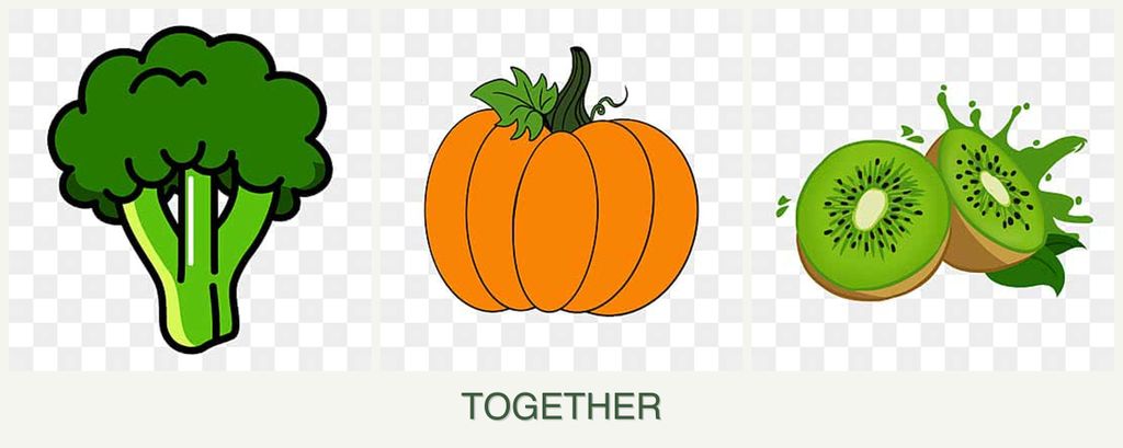 Can you plant broccoli, pumpkin and kiwi together?