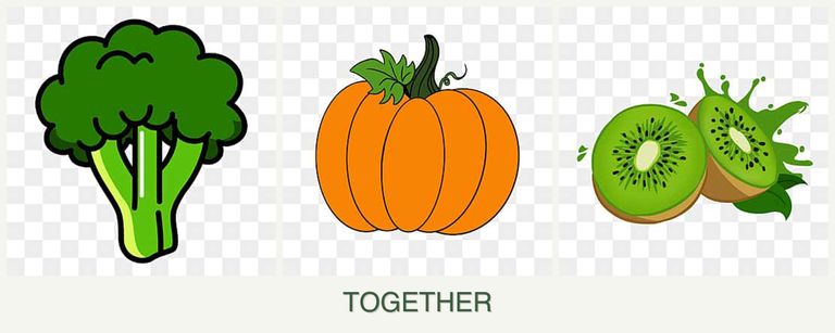 Can you plant broccoli, pumpkin and kiwi together?