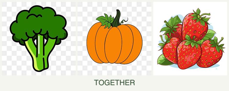 Can you plant broccoli, pumpkin and strawberries together?