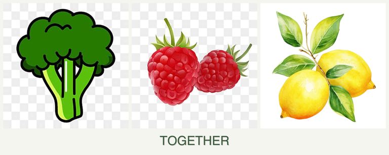 Can you plant broccoli, raspberries and lemons together?