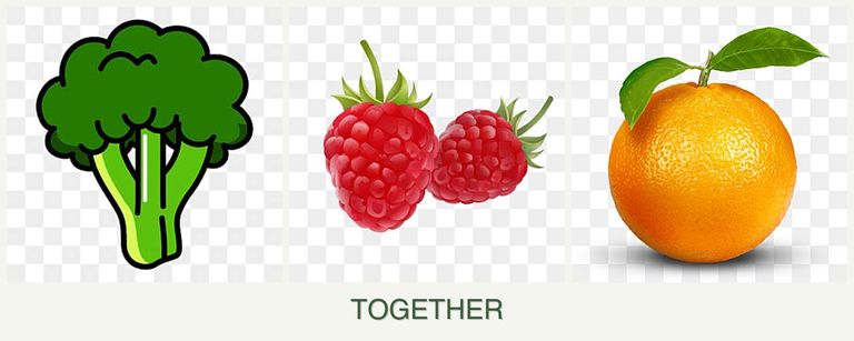 Can you plant broccoli, raspberries and oranges together?