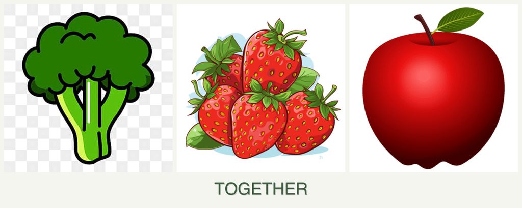Can you plant broccoli, strawberries and apples together?