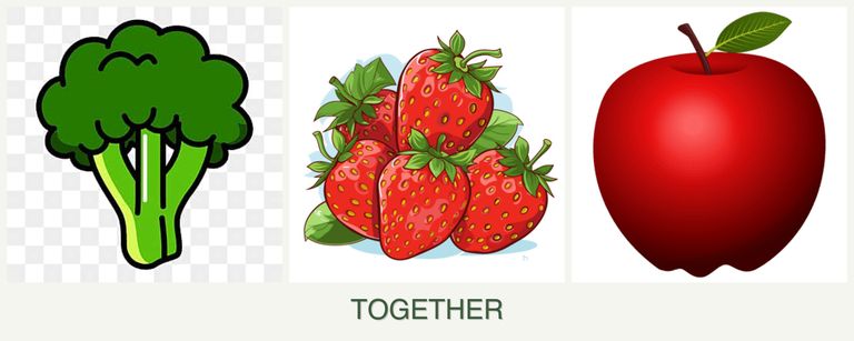 Can you plant broccoli, strawberries and apples together?