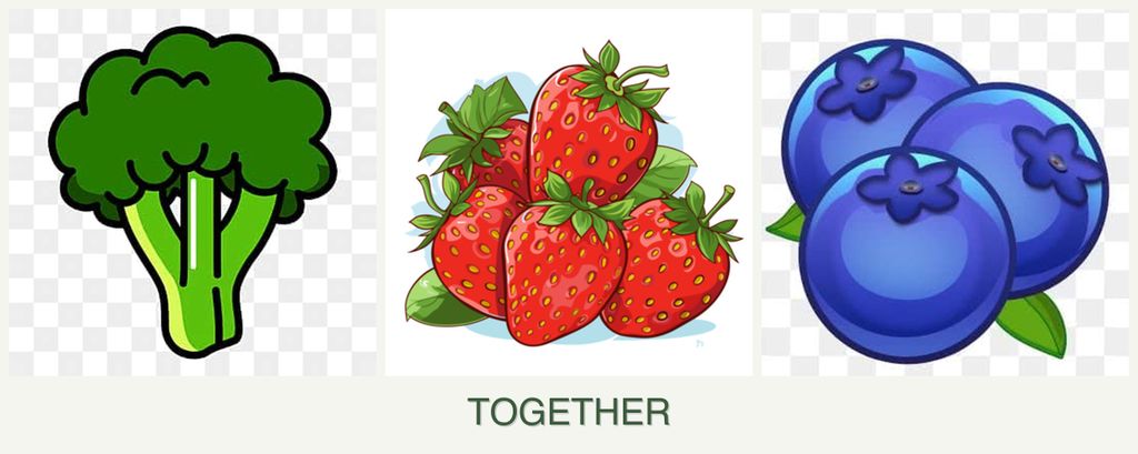 Can you plant broccoli, strawberries and blueberries together?