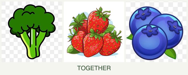 Can you plant broccoli, strawberries and blueberries together?