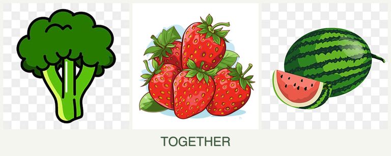 Can you plant broccoli, strawberries and melons together?