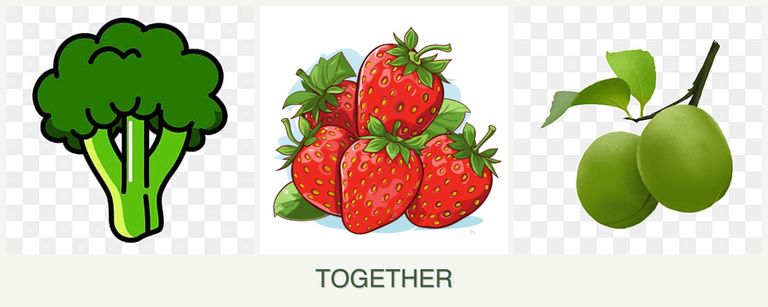 Can you plant broccoli, strawberries and plums together?