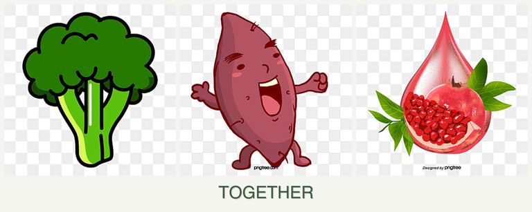 Can you plant broccoli, sweet potatoes and pomegranates together?