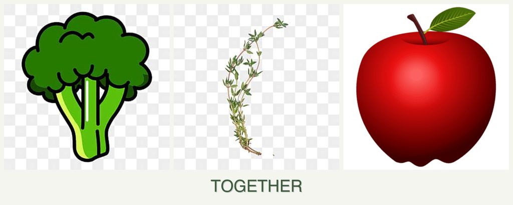 Can you plant broccoli, thyme and apples together?