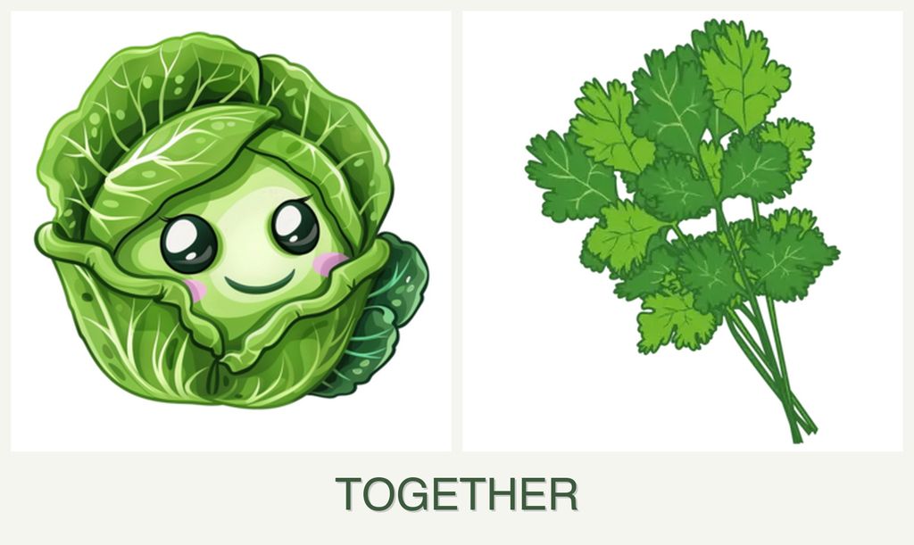 Can you plant cabbage and cilantro together?