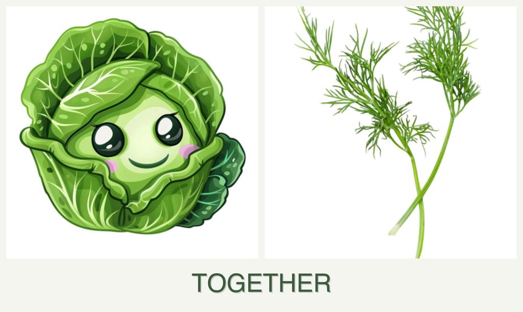 Can you plant cabbage and dill together?