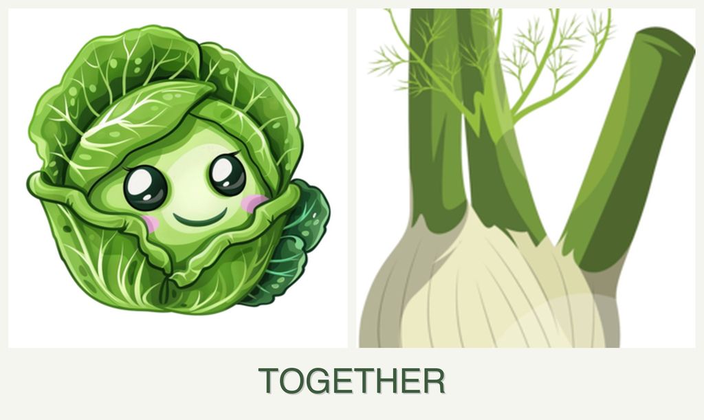 Can you plant cabbage and fennel together?