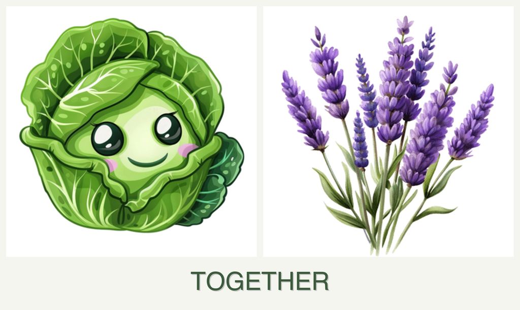 Can you plant cabbage and lavender together?