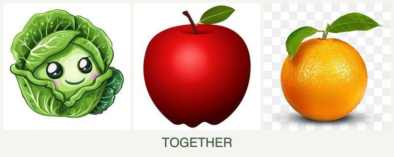 Can you plant cabbage, apples and oranges together?