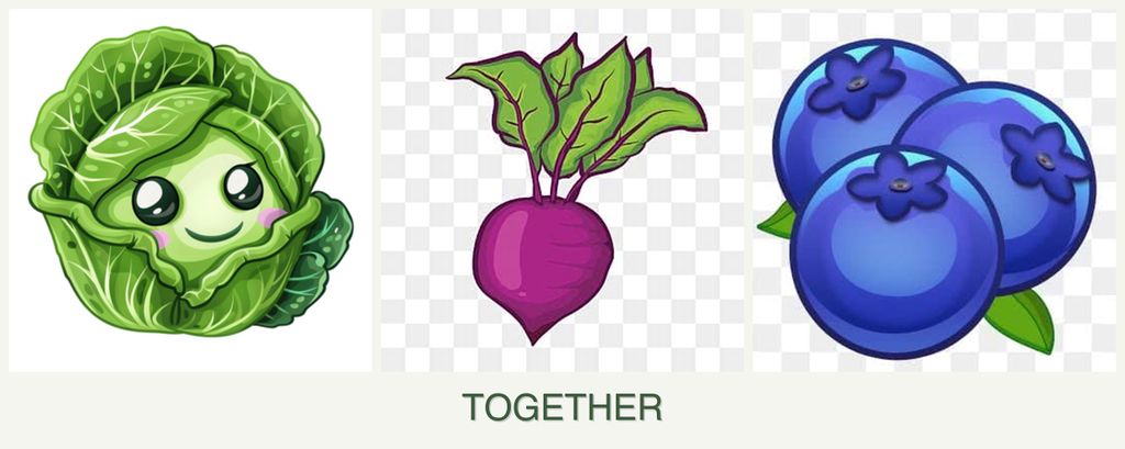 Can you plant cabbage, beets and blueberries together?
