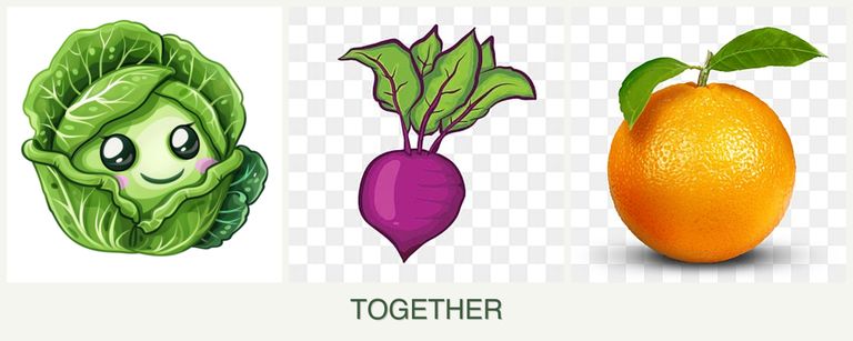 Can you plant cabbage, beets and oranges together?