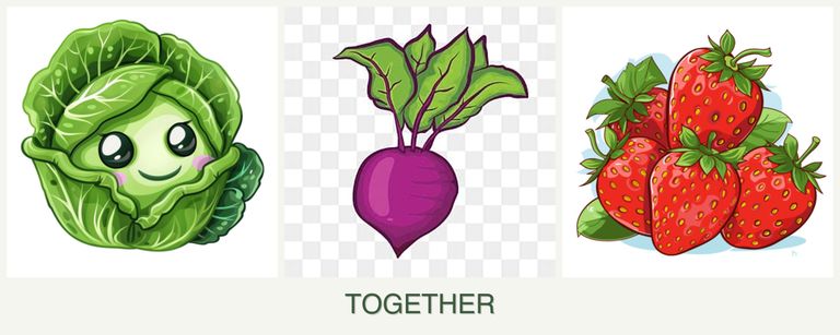 Can you plant cabbage, beets and strawberries together?
